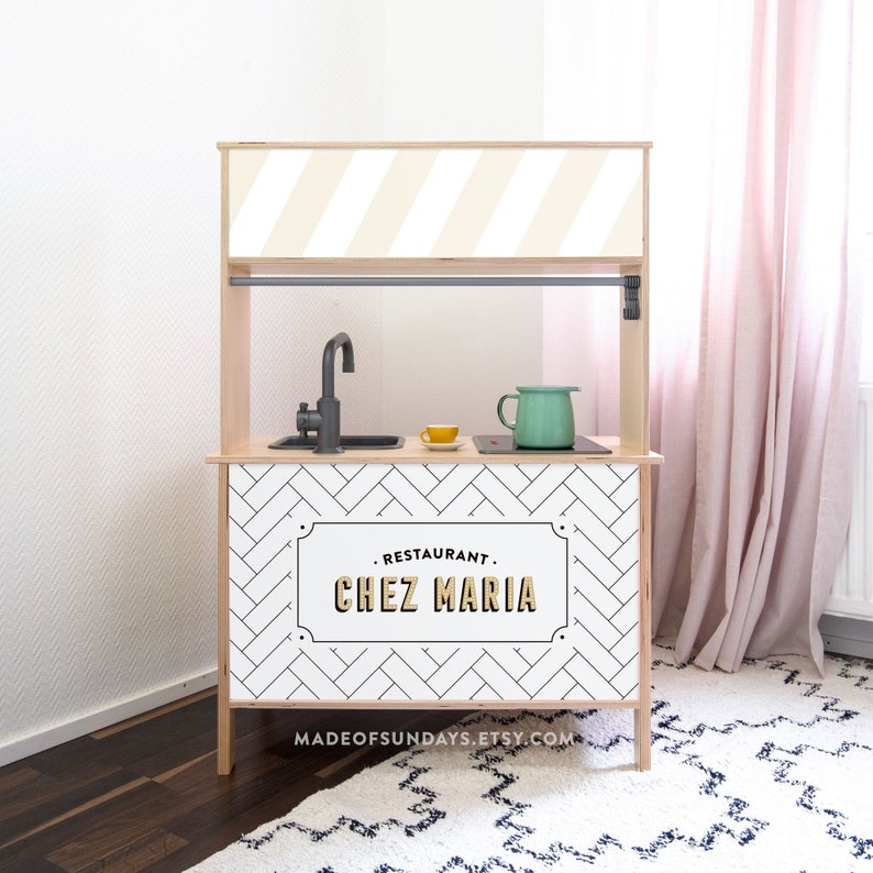 ikea play kitchen decals