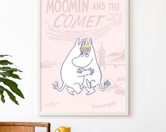 Moomin and the Comet, Moomin Comics Poster
