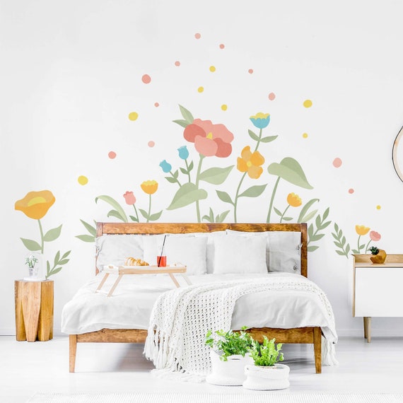 Vinilos decorativos arboles y flores para pared - Murales de pared