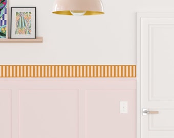 Terrace Stripes Wallpaper Border, Peel & Stick Wallpaper Edge