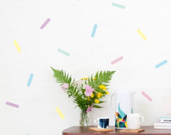 Sprinkles Wall Decals, Plastic-Free Wall Stickers