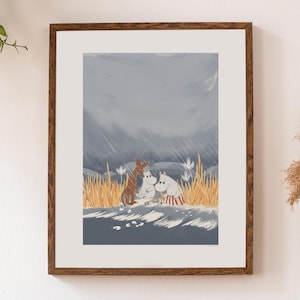 Moomin and the Message in a Bottle Poster