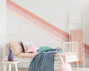 Triple Stripes Peel & Stick Wallpaper Border, plastic-free and easy to use