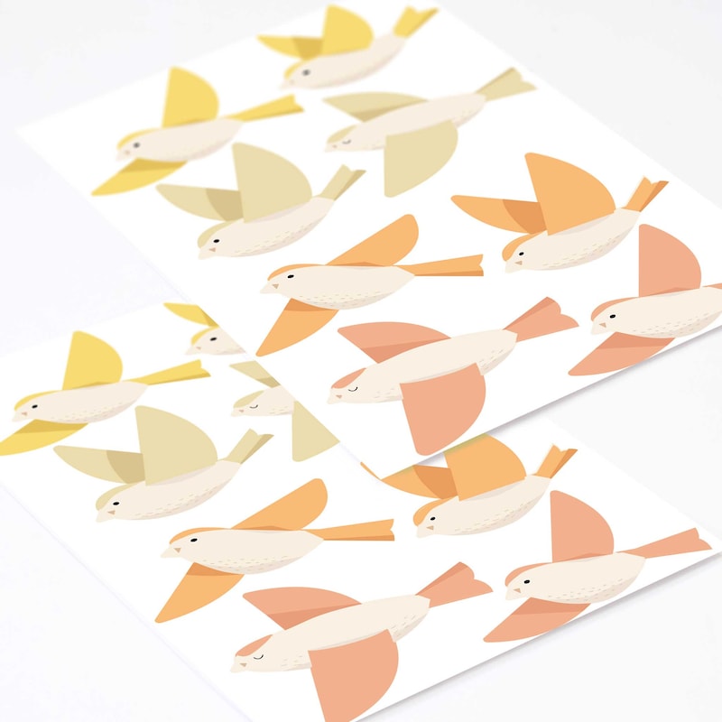 Bird Decals for Wall - Etsy