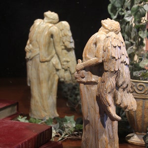 Listening for His Orders - Majestic, powerful warrior angel.