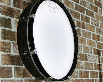 Custom bass drum wedding sign/guest book Made to order