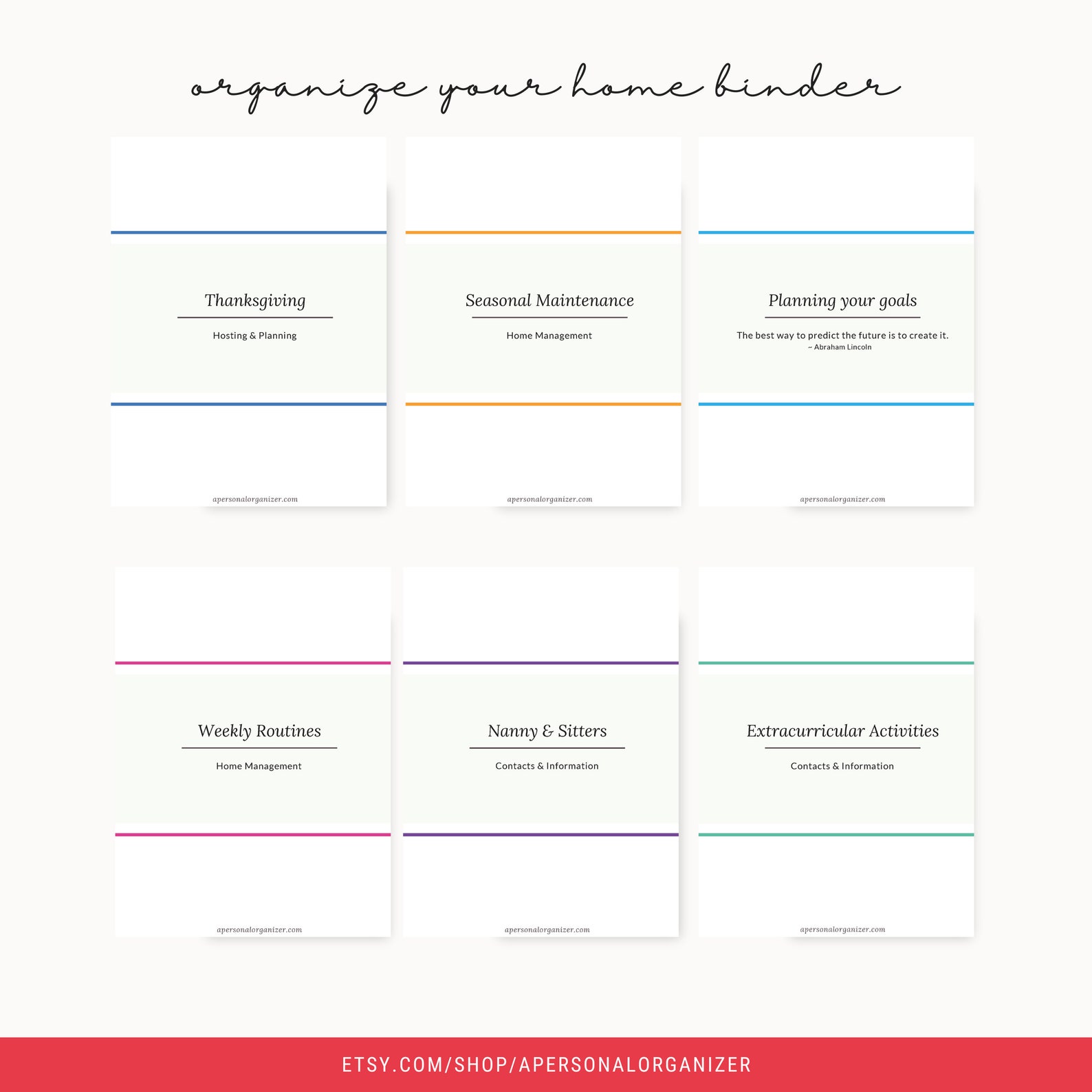 Household Planner Printables Home Planner Printable Planner Home ...