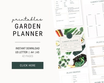 Gardening Planner Printable + Planting Calendar | Simplify Garden Planning | Keep a Garden Journal