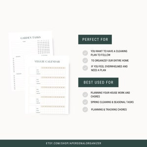 Gardening Planner Printable Planting Calendar Simplify Garden Planning Keep a Garden Journal image 2