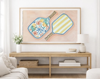 Arte de TV FRAME / Paleta de Pickleball / Preparación de verano (Descarga digital)