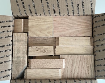 Box of Scrap Wood - Red or white Oak Sizes