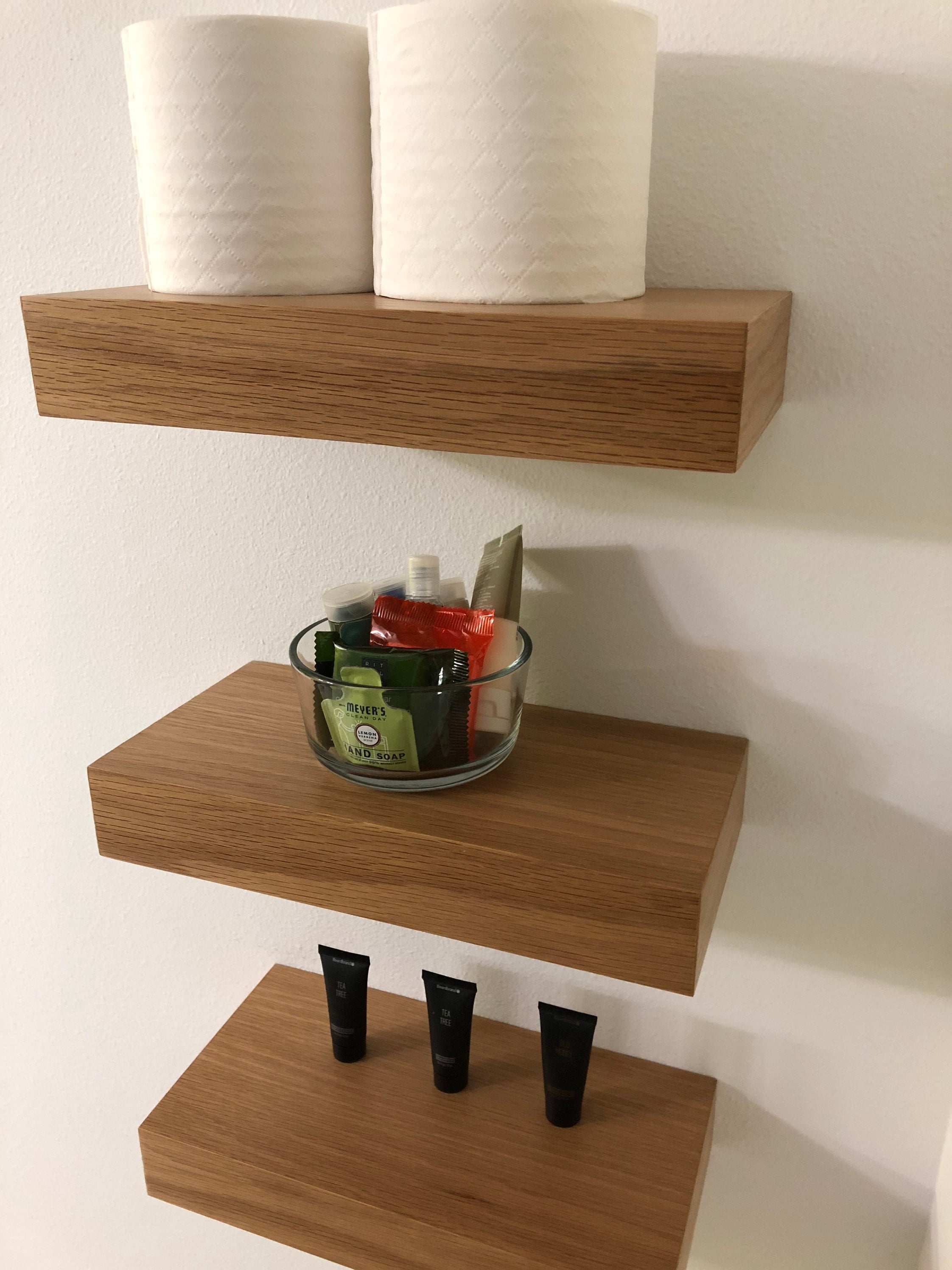 Floating Shelf  white  Modern Shelves  Wall Shelf  