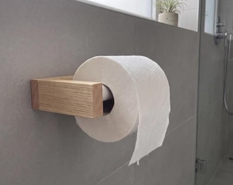 Wood Toilet Paper Holder