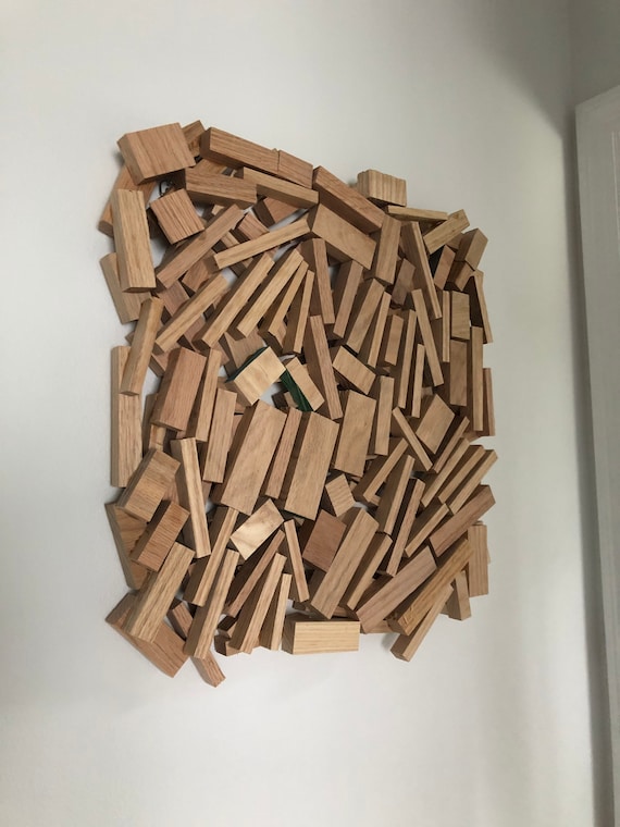 Wood outlet wall sculpture