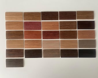 Minwax Wood Stain Sample Oak Veneer Color Selection (1.5x3 )