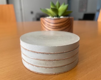 Concrete Coaster Set of Four