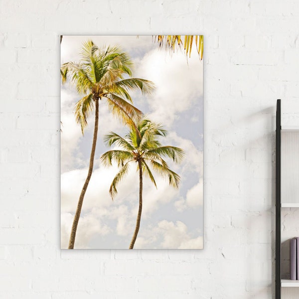 Palm trees Wall decor Office Tropical Fine art Canvas paper poster print High resolution Big size photography 8x12 12x18 16x24 24x36