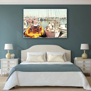 Fine art Summer pier in Akre Israel photography Wall decor Canvas paper print high resolution picture 8x12 12x18 18x24 24x36 image 3