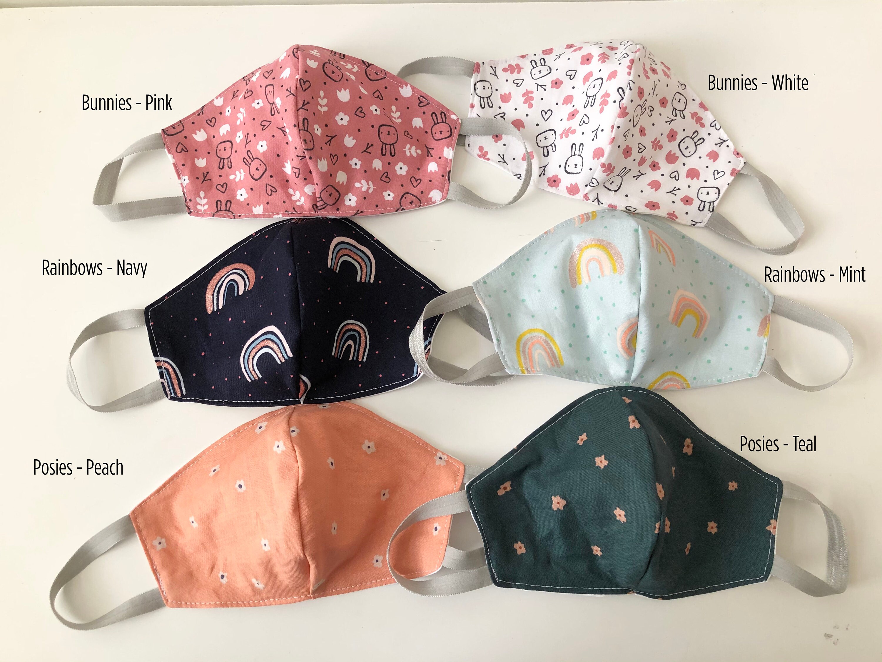 NEW Toddler Face Mask ages 34. PreK Masks. Washable Etsy