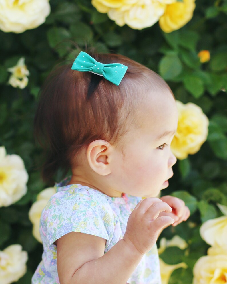 LENNONade MINI Girls Hair Bow Headbands Set of 4 Summer Bows Lemonade Party Lemonade Stand When Life Gives you Lemons Ready to Ship