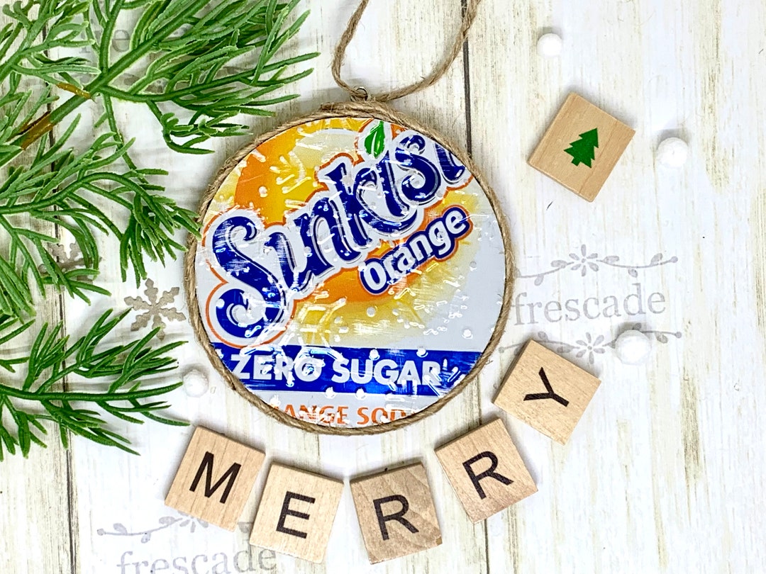 Sunkist Orange Zero Sugar Diet Round Christmas Ornament Double Sided - Etsy