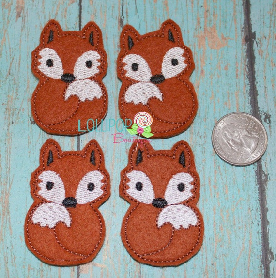 Fox Felt Felties, Planner Clips, Badge Reel Covers, Coffee Cozies