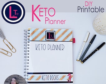 Keto Planner, DIY, Digitale Download Version PDF