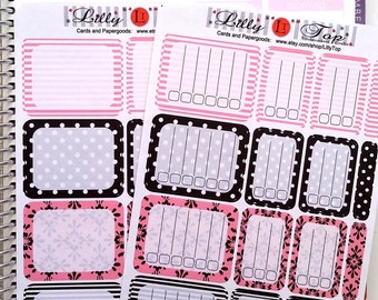 Planner Stickers, Full; Half and Header/Note Sticker, Fits all common Planners, Kiss Cut, Organizing Stickers