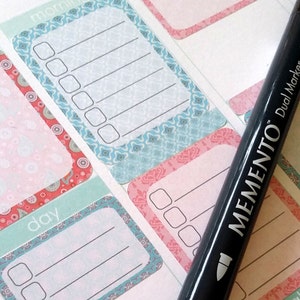 Full; Half and Header/Note Sticker,  Fits all common Planners, Kiss Cut, Organizing Stickers