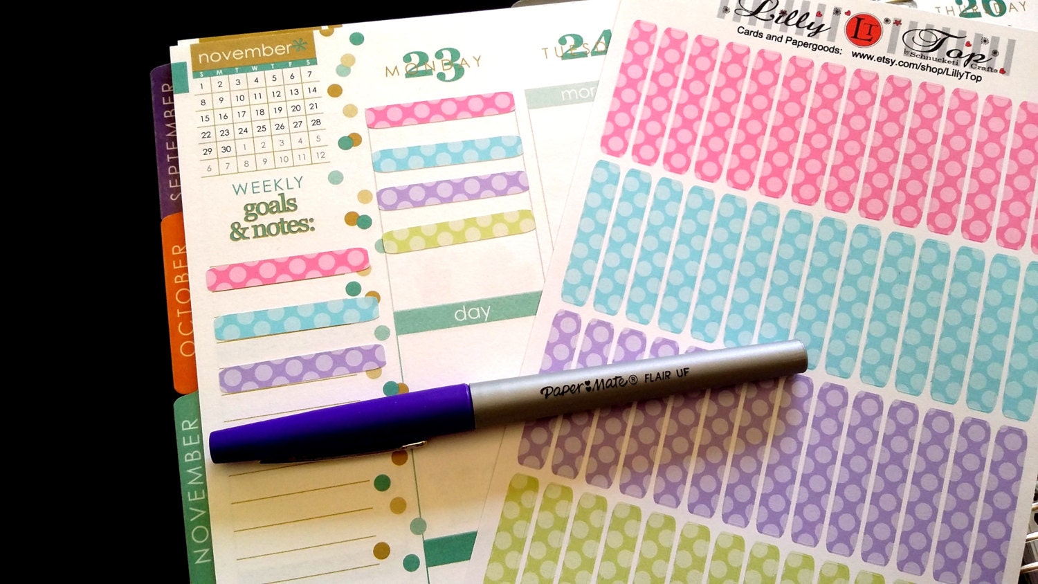 Organizing Stickers, Headers, Note Section, Planner Stickers, Fits All ...
