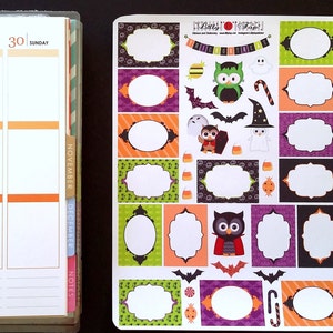 Halloween FOOD Labels, 1.350&quot; x 1.895&quot;, Kiss Cut