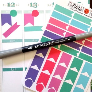 Organizing Stickers, Fits all common Planners, Kiss Cut, Organizing Stickers