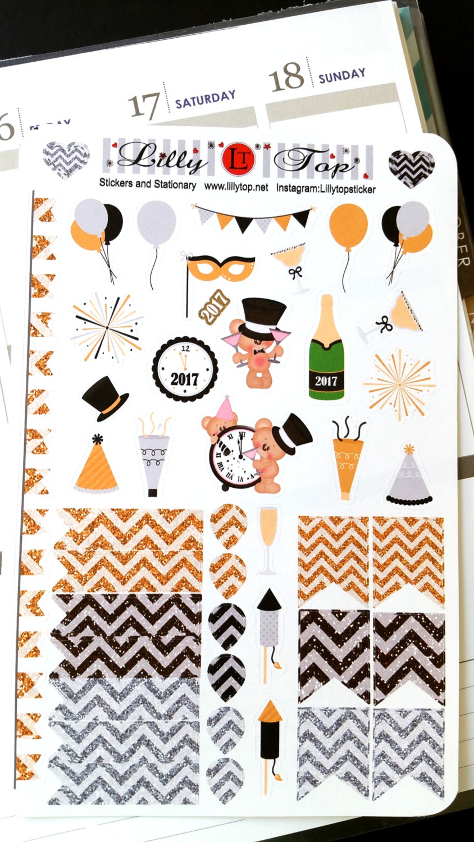 New Year Stickers for 2023 Party Stickers Fits All Common Etsy