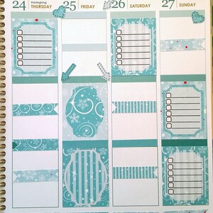 Winter Stickers, Almost Frozen, For ECLP and others, Calender Stickers, Planning, Journaling