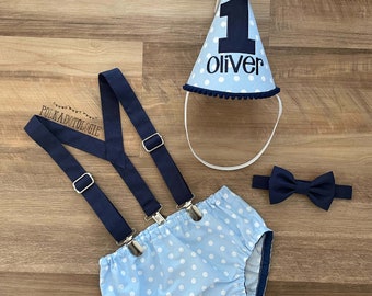 Boy Smash Cake Outfit Suspenders At Lula Meyers Blog