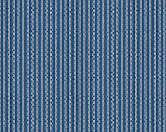 Westfalenstoffe Vichystreifen blau-weiß Webstoff, W4021351 0,5 m