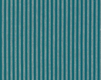 21,90 EUR/mètre Westfalenstoffe rayures turquoise-blanc Singapour W4019051 coton tissé