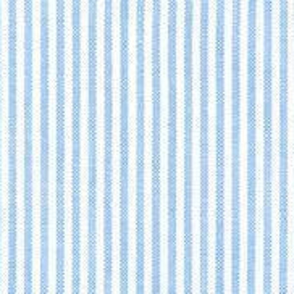 21,90 EUR/m Westfalenstoffe Vichystreifen hellblau-weiß 0,5m Webware Baumwolle