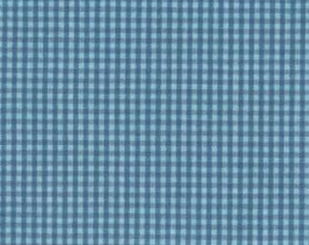 21,90 EUR/mètre Westfalenstoffe Vichy check bleu-bleu clair, Hambourg W4006610, tissu en coton