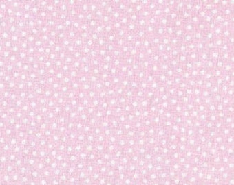 18 EUR/meter 39 cm REST Westfalenstoffe organic cotton organic princess pink, white dots, woven cotton