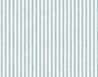 17 EUR/Meter 16 xm REST Westfalenstoffe Vichystreifen W4016750, mint-white 0,5 m, woven cotton