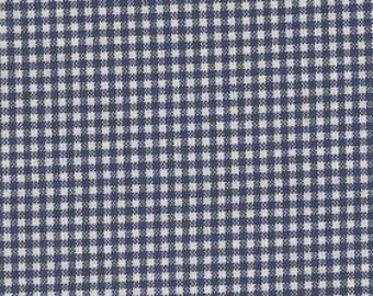 21.90 EUR/meter Westfalen fabrics vichy check dark blue-white cotton woven cotton