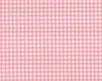 21,90 EUR/mètre Tissus Westfalen à carreaux vichy vieux rose 2 mm, 0,5 m de tissu en coton tissé