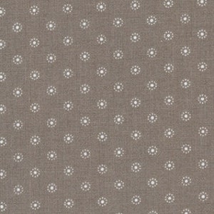 18.90 EUR/meter Westfalenstoffe Rosenborg 010506271 little flowers taupe, 0.5 m woven cotton