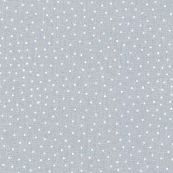 19.90 EUR/meter Westfalenstoffe organic cotton organic princess light gray 010517005, white dots, woven cotton