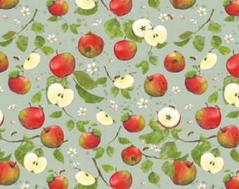 acufactum fabric Daniela Drescher Apple Harvest woven cotton children's fabric, 0.25 m