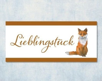 0,70 EUR pro Stück / 5 Stück Webetiketten von acufactum Lieblingsstück Daniela Drescher, 2 x 4,5cm