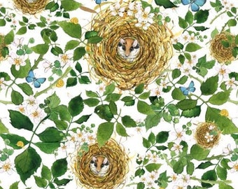 23.80 EUR/meter acufactum fabric Sophia Drescher, In the hedge, woven cotton. Children's fabric