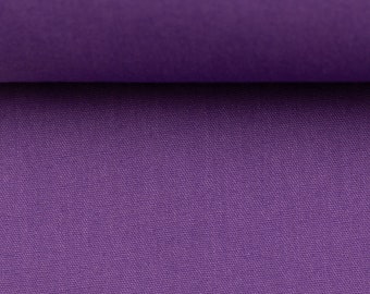 6,90 EUR/mètre Heide 644, tissu en coton, uni, violet de Swafing 0,5 m de tissu uni