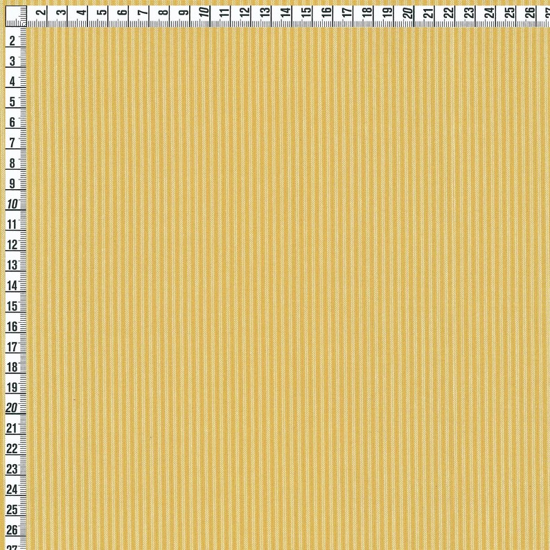 21,90 EUR/mètre Tissu Westfalenstoffe Vichy rayures jaune-blanc série Texel W4021051 0,5 m image 2